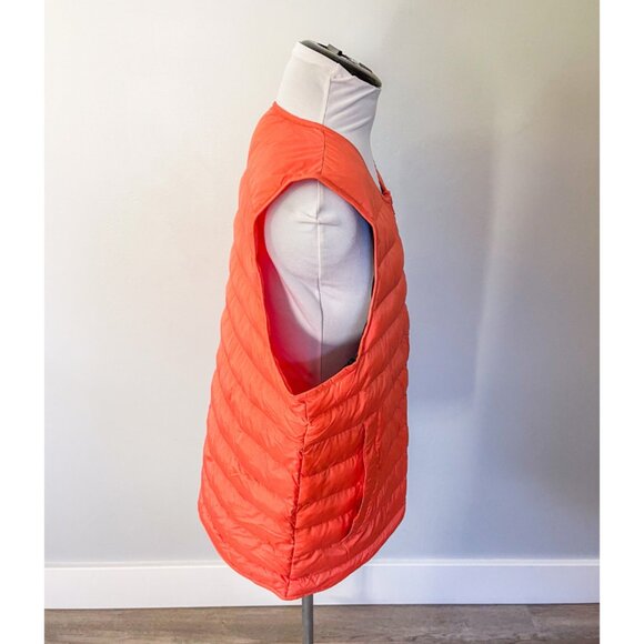 Herschel Featherless Quilted Vest in Orange - Picture 12 of 12